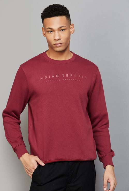 INDIAN TERRAIN Brand Print Sweatshirt