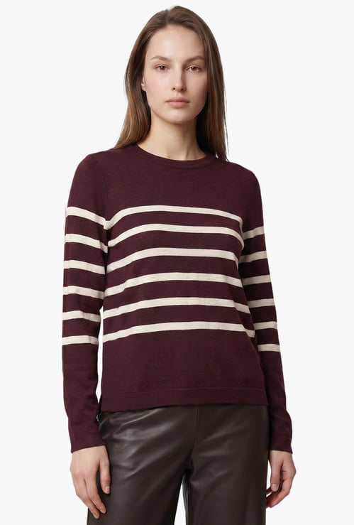 VERO MODA Striped Pullover Sweater
