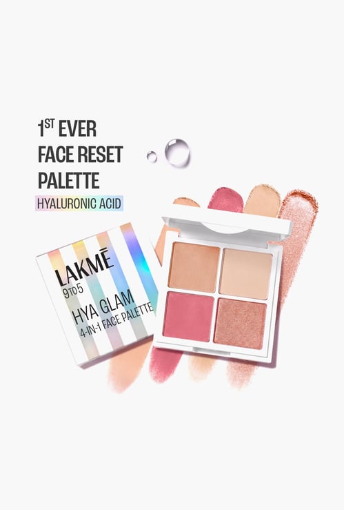 LAKME 9to5 Hya Glam 4-in-1 Face Palette - Light Neutral - 16g
