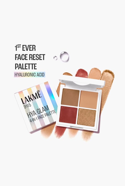 LAKME 9to5 Hya Glam 4-in-1 Face Palette - Rich Deep - 16g