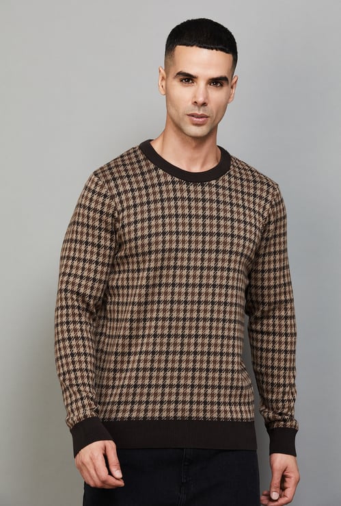 US POLO ASSN Houndstooth Sweater