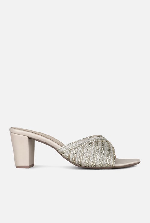 INC.5 Embellished Block Heels