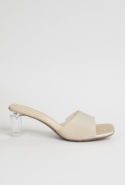 INC.5 Shimmer Block Heels