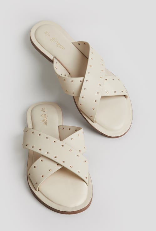 GINGER Textured Flats