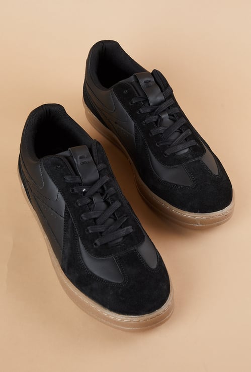 FORCA Solid Lace-Up Shoes