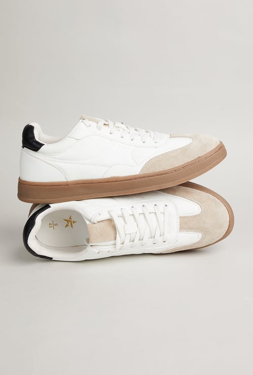 FORCA Solid Panelled Sneakers