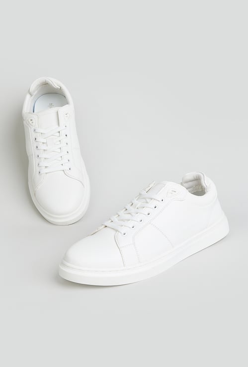 FORCA Solid Lace-Up Sneakers