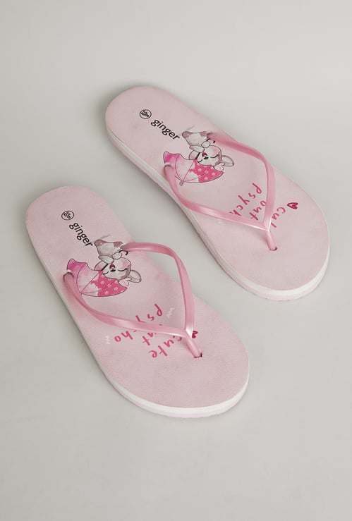 GINGER Printed Flip Flops
