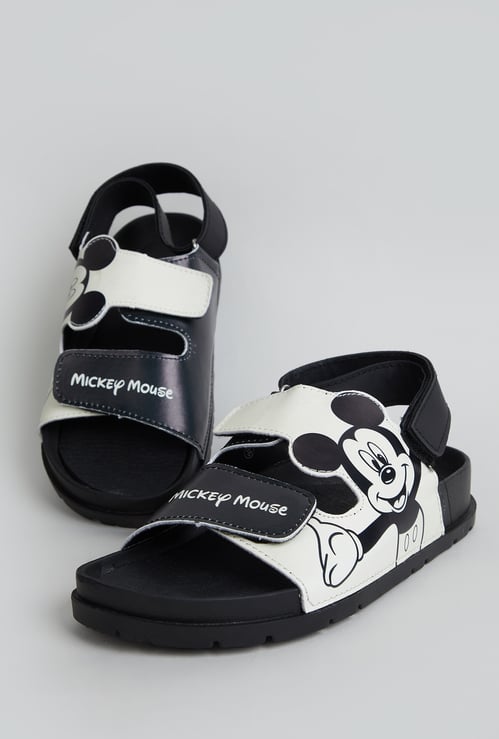 FAME FOREVER Boys Mickey Mouse Print Sandals