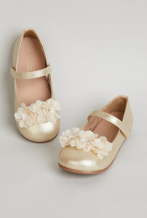 FAME FOREVER Girls Floral Mary Janes