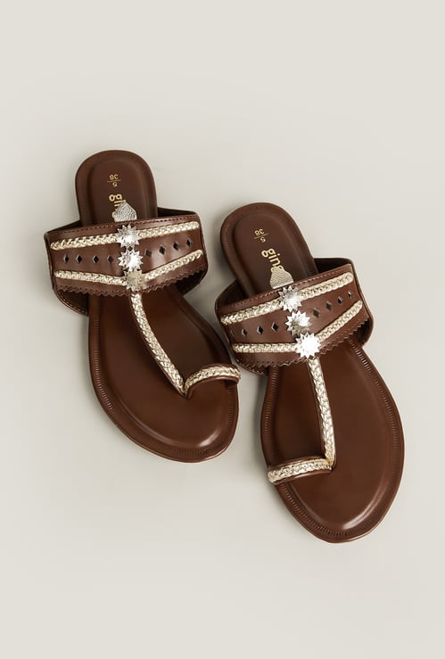 GINGER Braided Kohlapuris