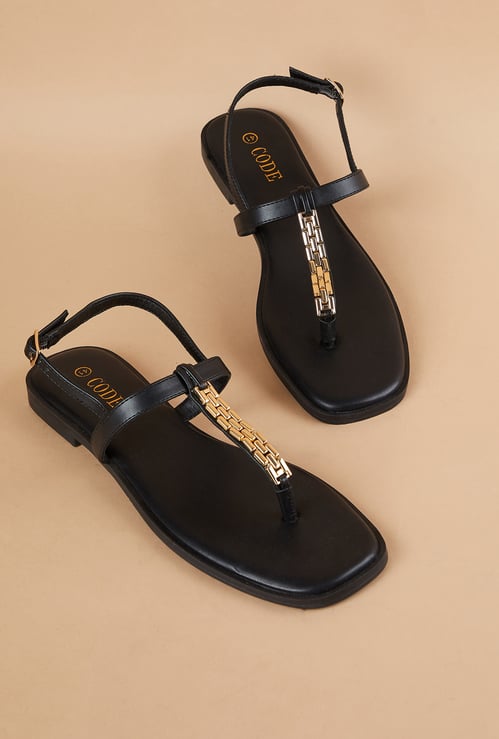 CODE Embellished Flats