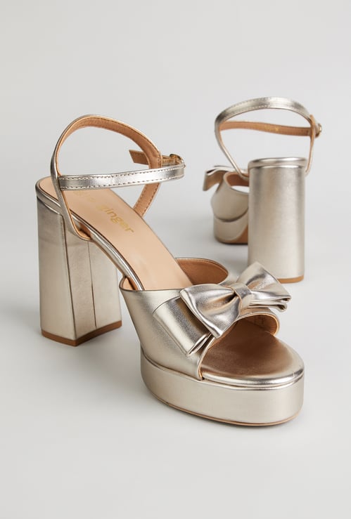 GINGER Solid Block Heels