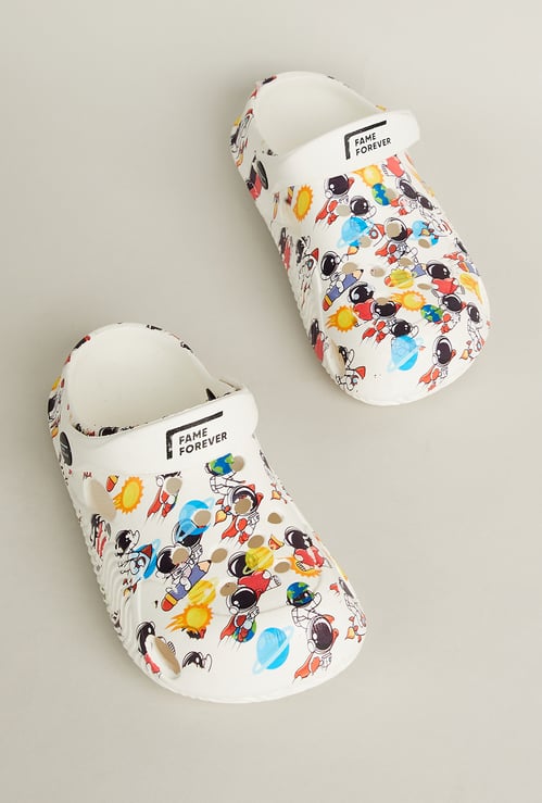 FAME FOREVER Boys Astronaut and Space Clogs