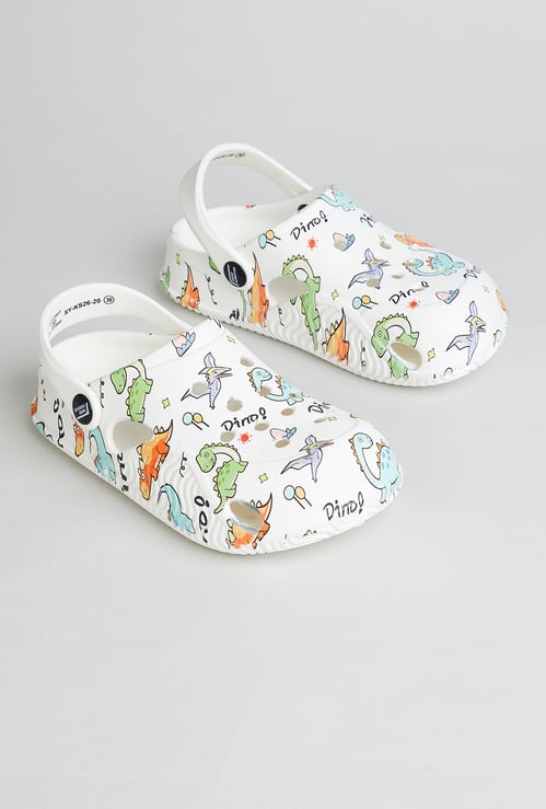 FAME FOREVER Boys Dinosaur Slip-Ons