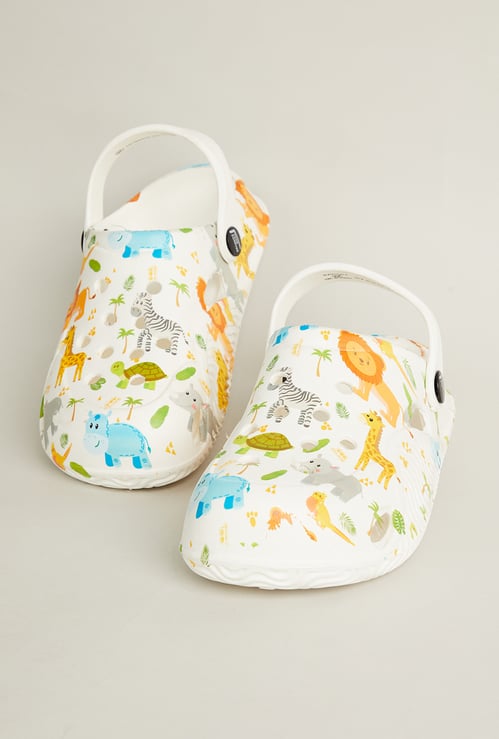 FAME FOREVER Boys Jungle Animal Clogs
