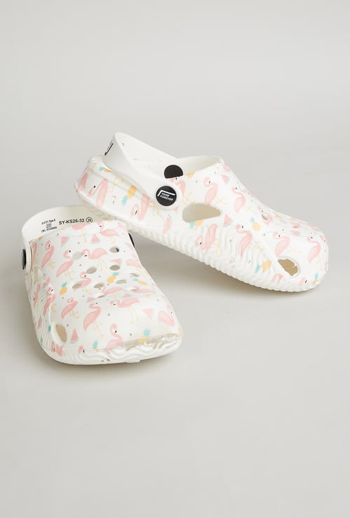 FAME FOREVER Girls Flamingo Clogs