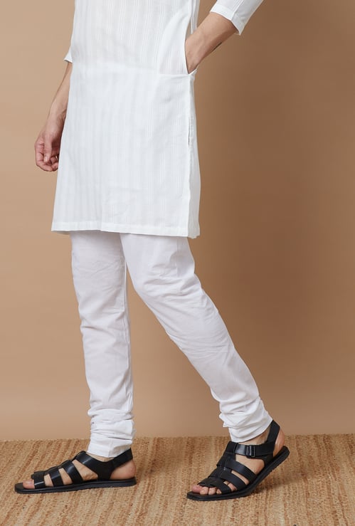 MELANGE Solid Churidar