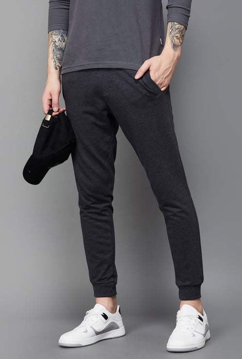 FAME FOREVER Men Solid Slim Fit Joggers