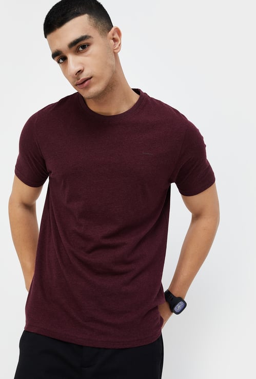 BOSSINI Men Solid Slim Fit T-shirt