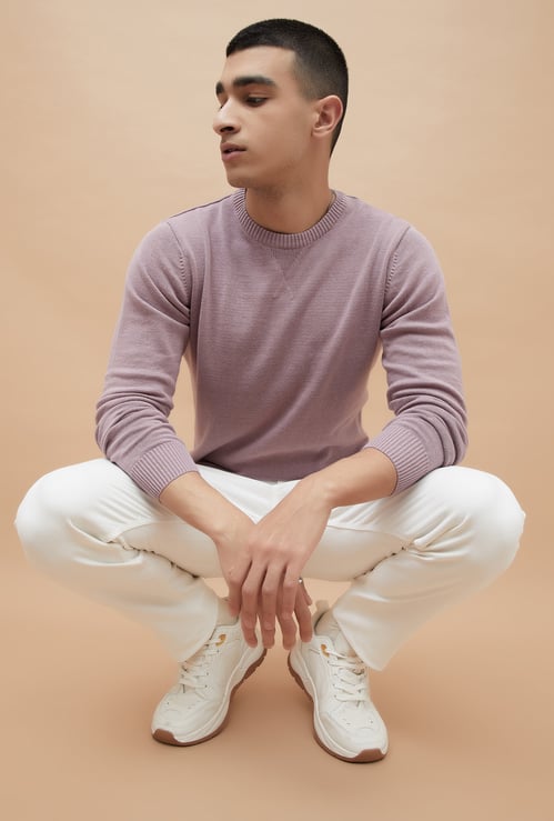 FAME FOREVER Solid Sweater