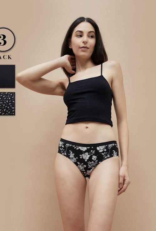 GINGER Assorted Hipster Panties - Pack of 3