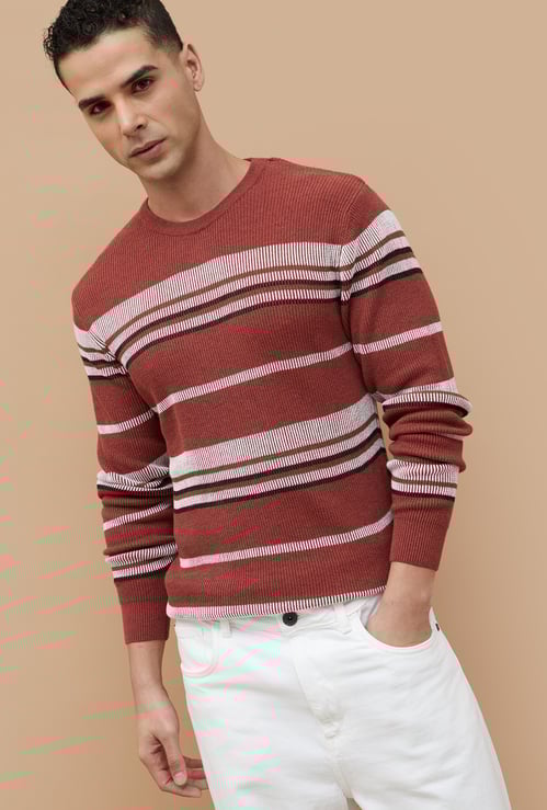 CODE Striped Sweater