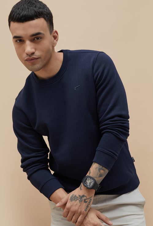 FAME FOREVER Solid Sweatshirt
