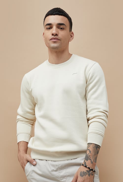 FAME FOREVER Solid Sweatshirt