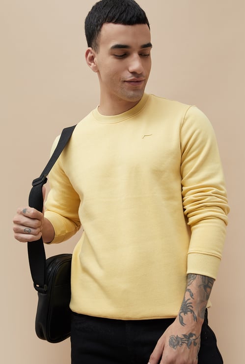FAME FOREVER Solid Sweatshirt