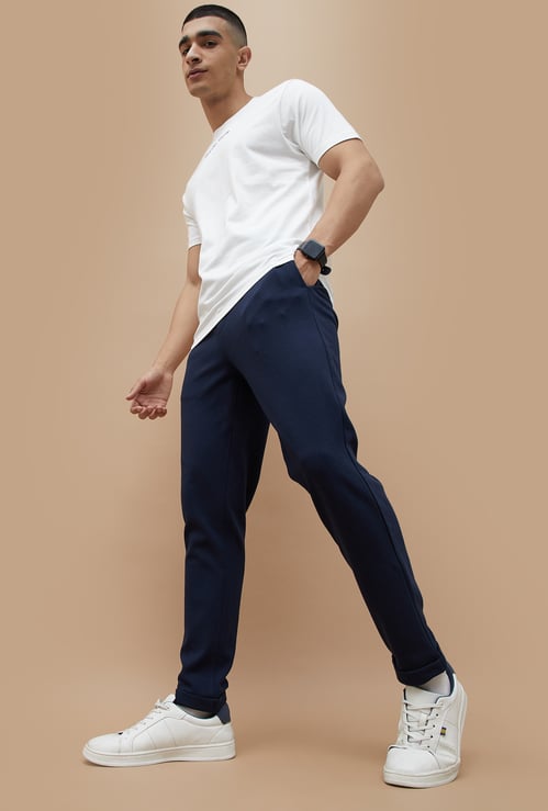 FAME FOREVER Solid Track Pants