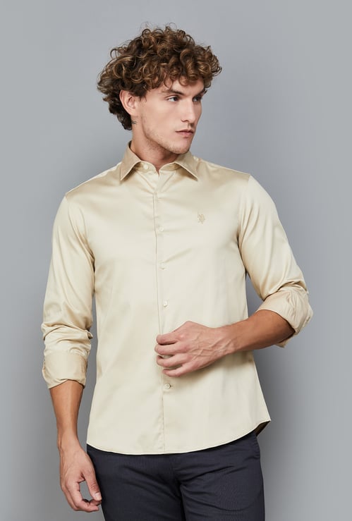 U.S. POLO ASSN. Solid Regular Fit Shirt