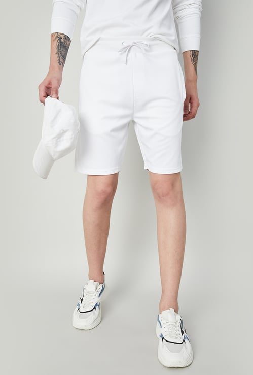KAPPA Men Solid Regular Fit Shorts