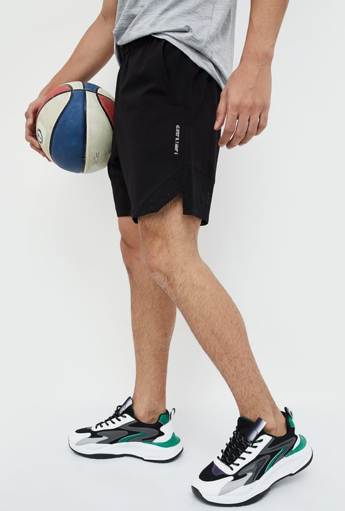 KAPPA Men Solid Regular Fit Active Shorts