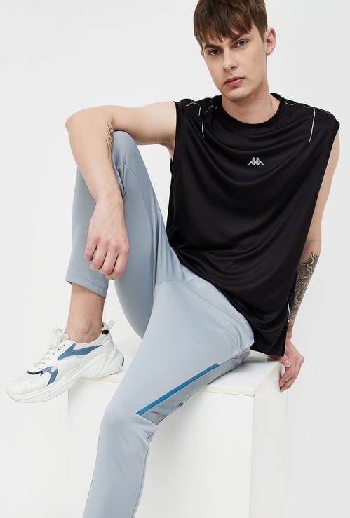 KAPPA Men Solid Regular Fit Sports T-shirt