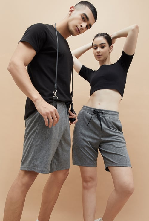 KAPPA Unisex Solid Active Shorts