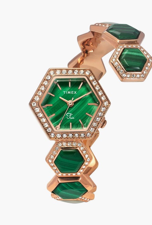 TIMEX Fria Women Hexagon Dial Analog Watch - TWEL17901
