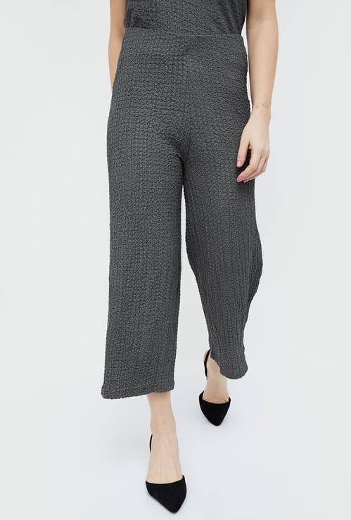 CODE Women Textured Trousers