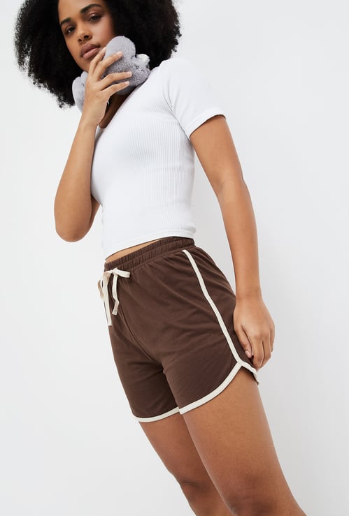 GINGER Women Solid Lounge Shorts