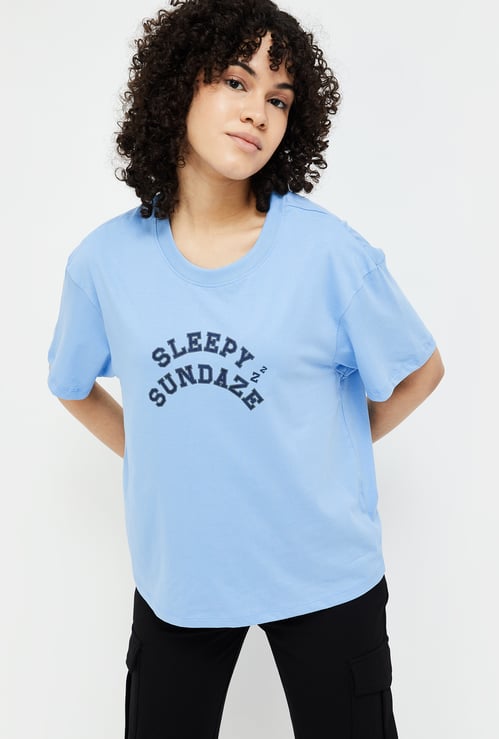 GINGER Women Printed T-shirt