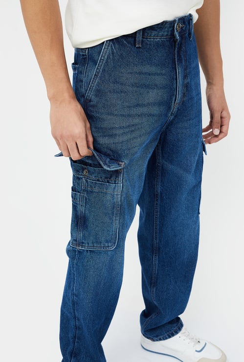 FORCA Men Whiskered Regular Fit Jeans