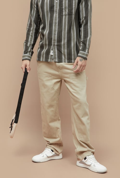 FORCA Men Solid Loose Fit Jeans