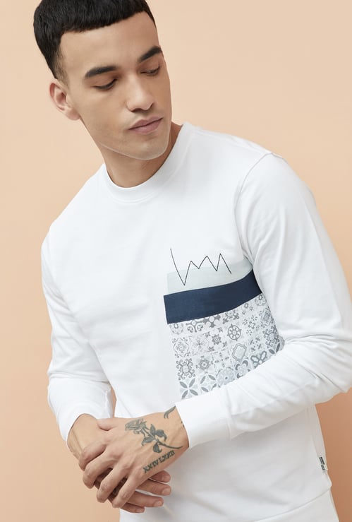 DENIMIZE Men Printed Sweatshirt