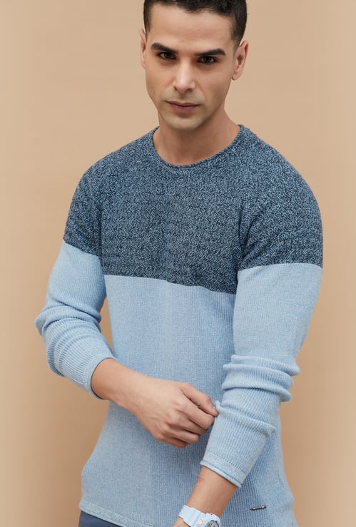 CODE Colorblocked Sweater