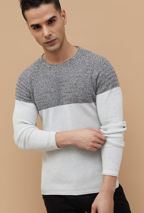 CODE Colorblocked Sweater