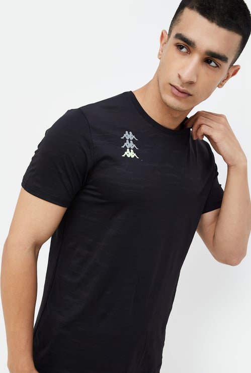 KAPPA Men Patterned Active T-shirt