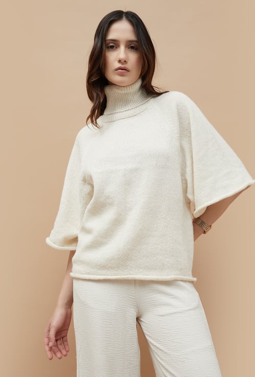 CODE Knitted Turtle Neck Pullover