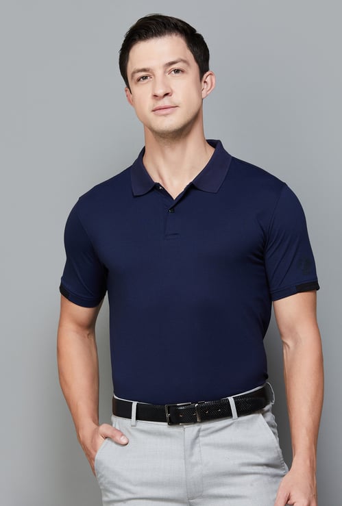 PARK AVENUE Solid Polo T-shirt