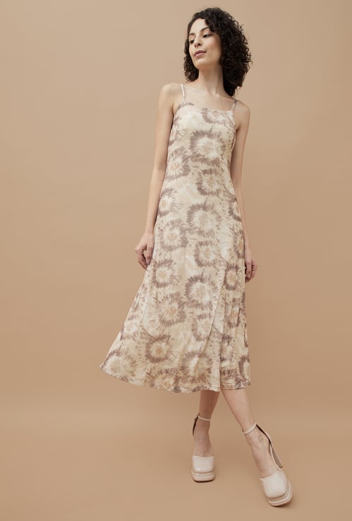 GINGER Floral Print A-Line Dress