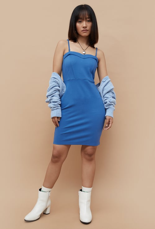 GINGER Women Solid Bodycon Dress